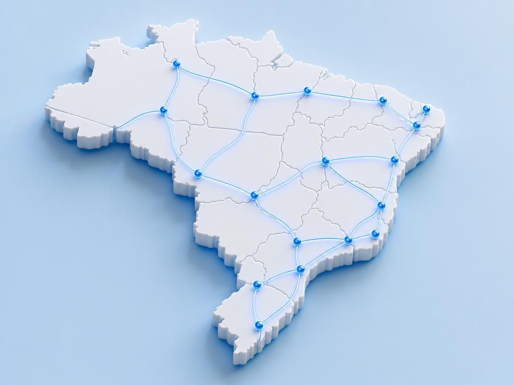 Rede que cobre o Brasil